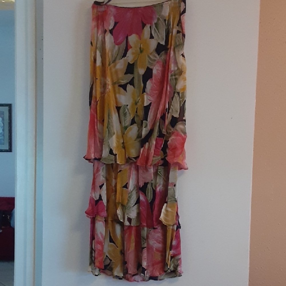 Floral Multicolor Women's Skirt